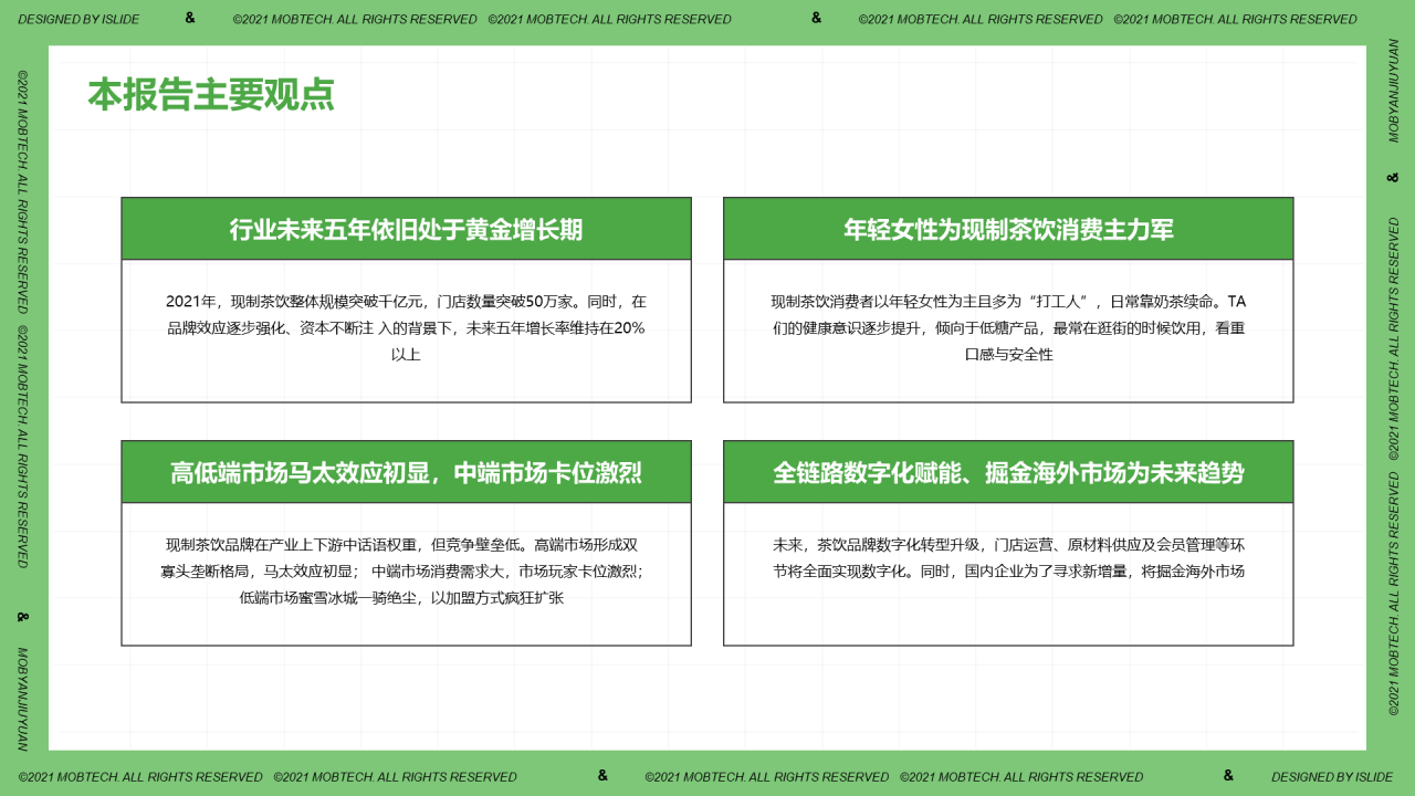 中国现制茶饮行业洞察PPT案例