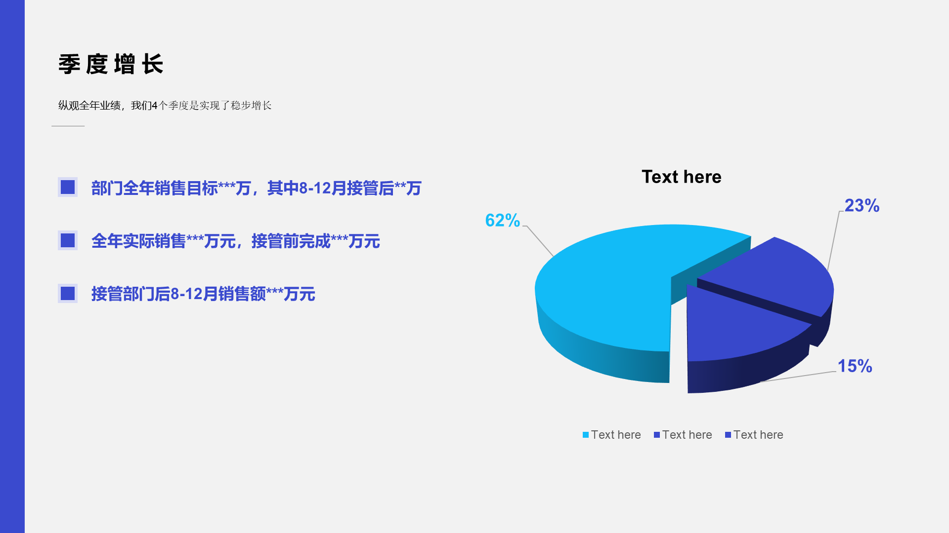 紫色商务客服部年度总结工作计划PP案例