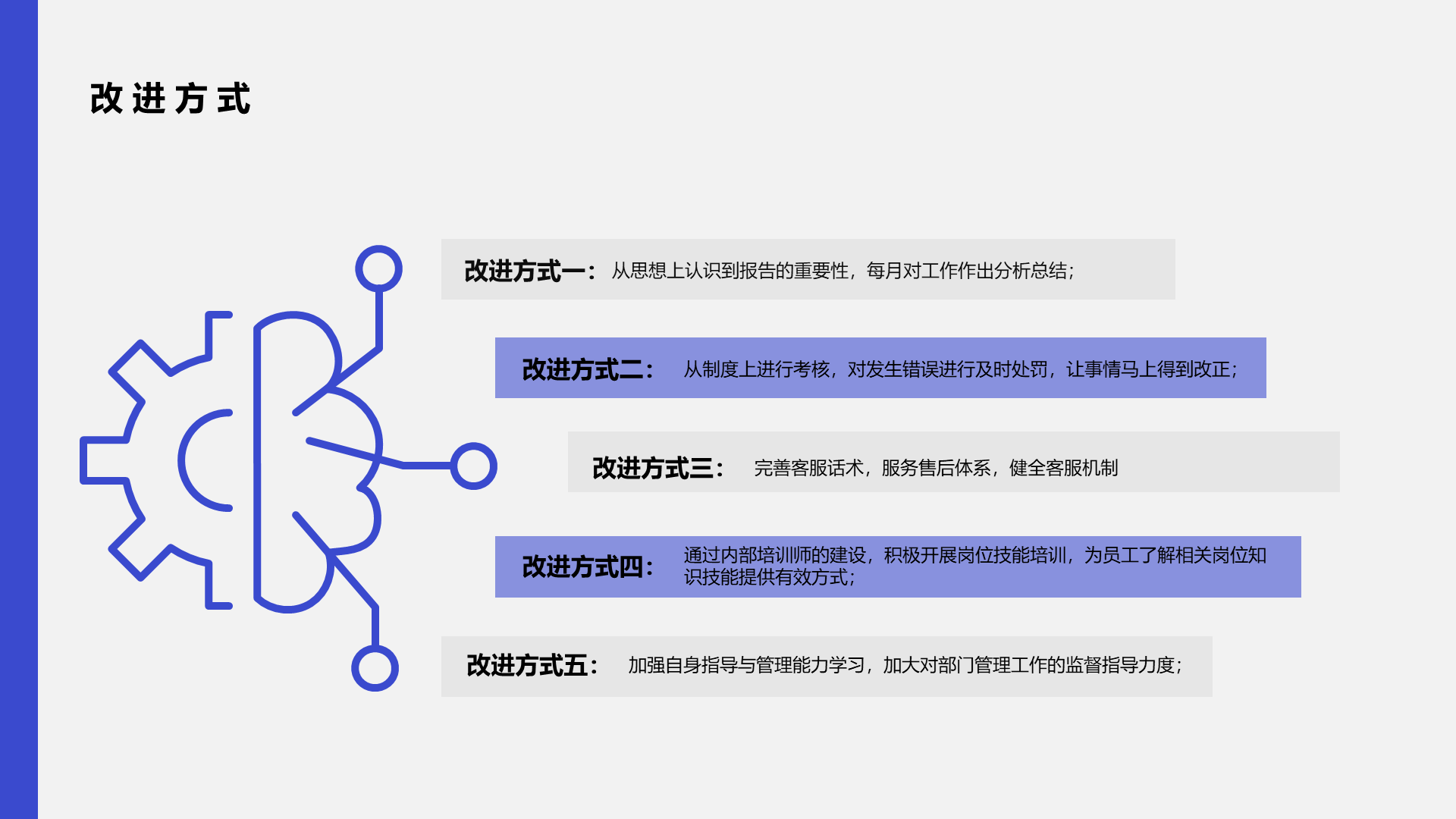 紫色商务客服部年度总结工作计划PP案例