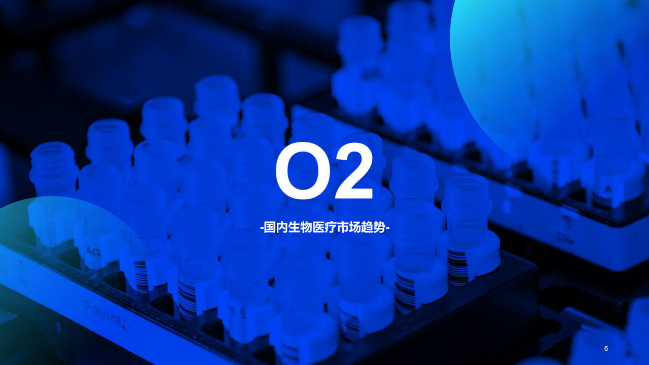 蓝色生物研究创新趋势报告PPT案例