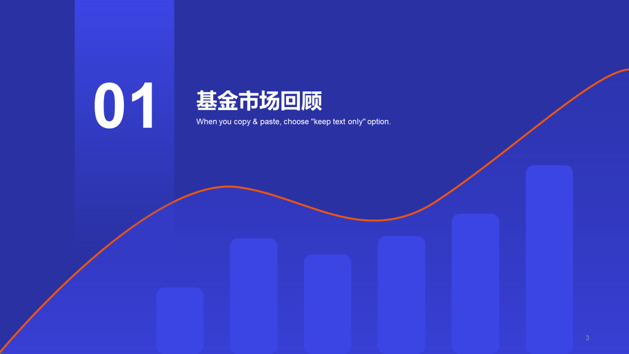 蓝色简约线条互联网金融研究市场分析报告PPT模板