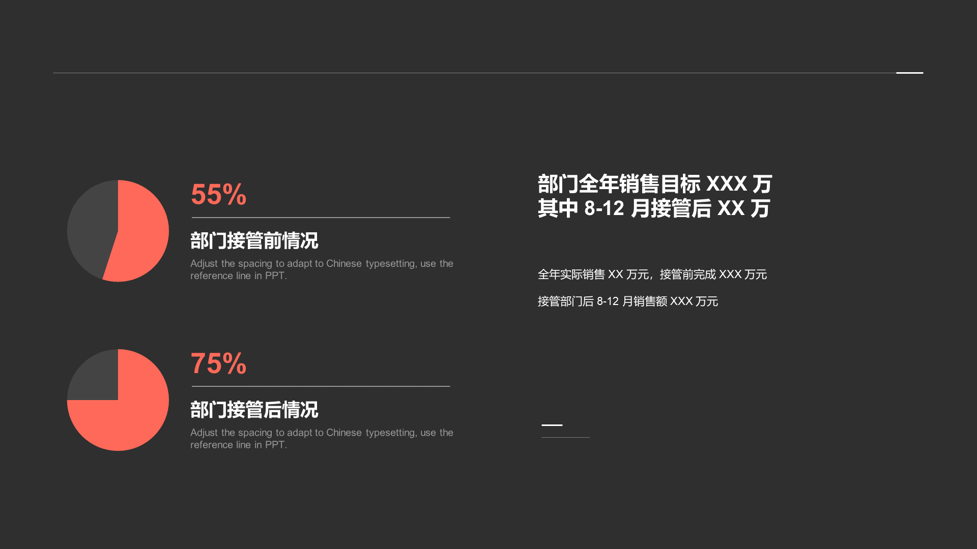 蓝色商务采购工作总结年总总结PPT案例