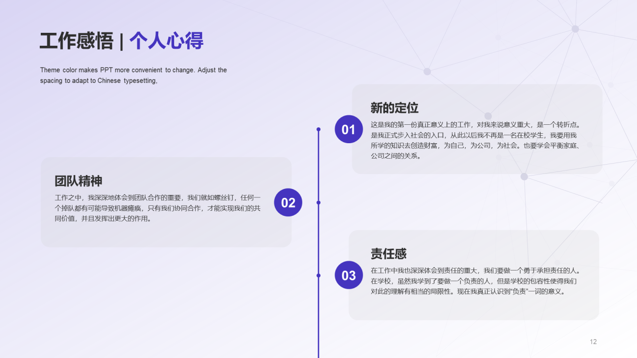 蓝色简约媒体咨询市场部岗位述职报告PPT案例