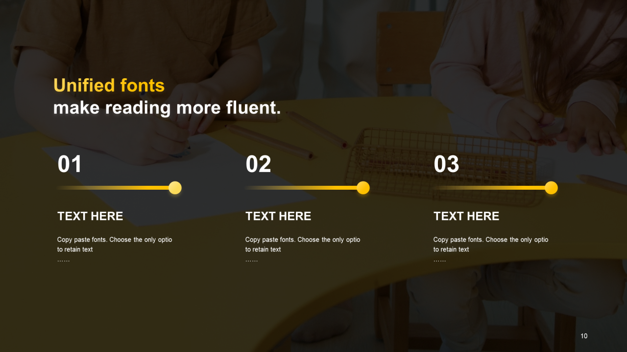 黄色简约教育培训课件PPT案例