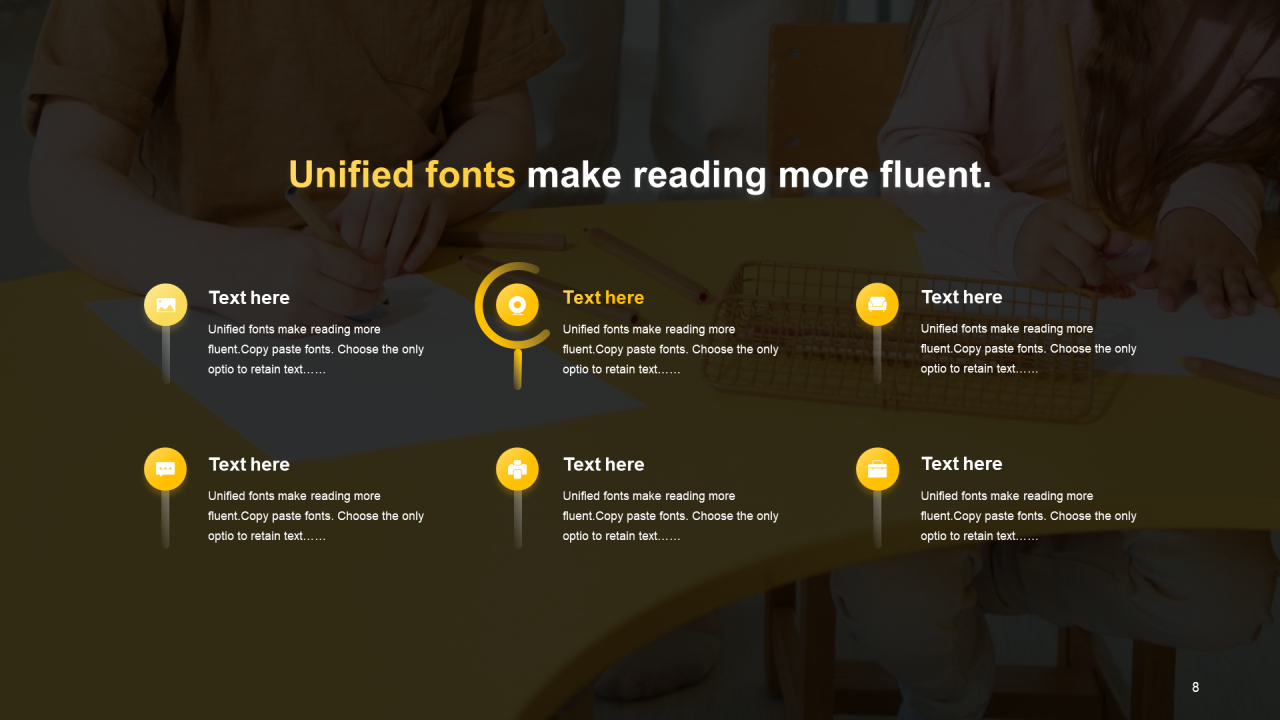 黄色简约教育培训课件PPT案例