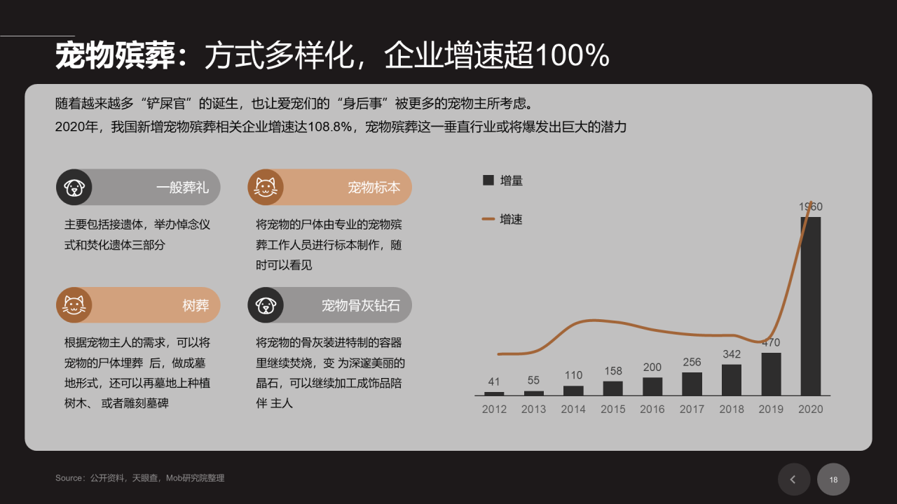黑色插画宠物行业发展研究报告