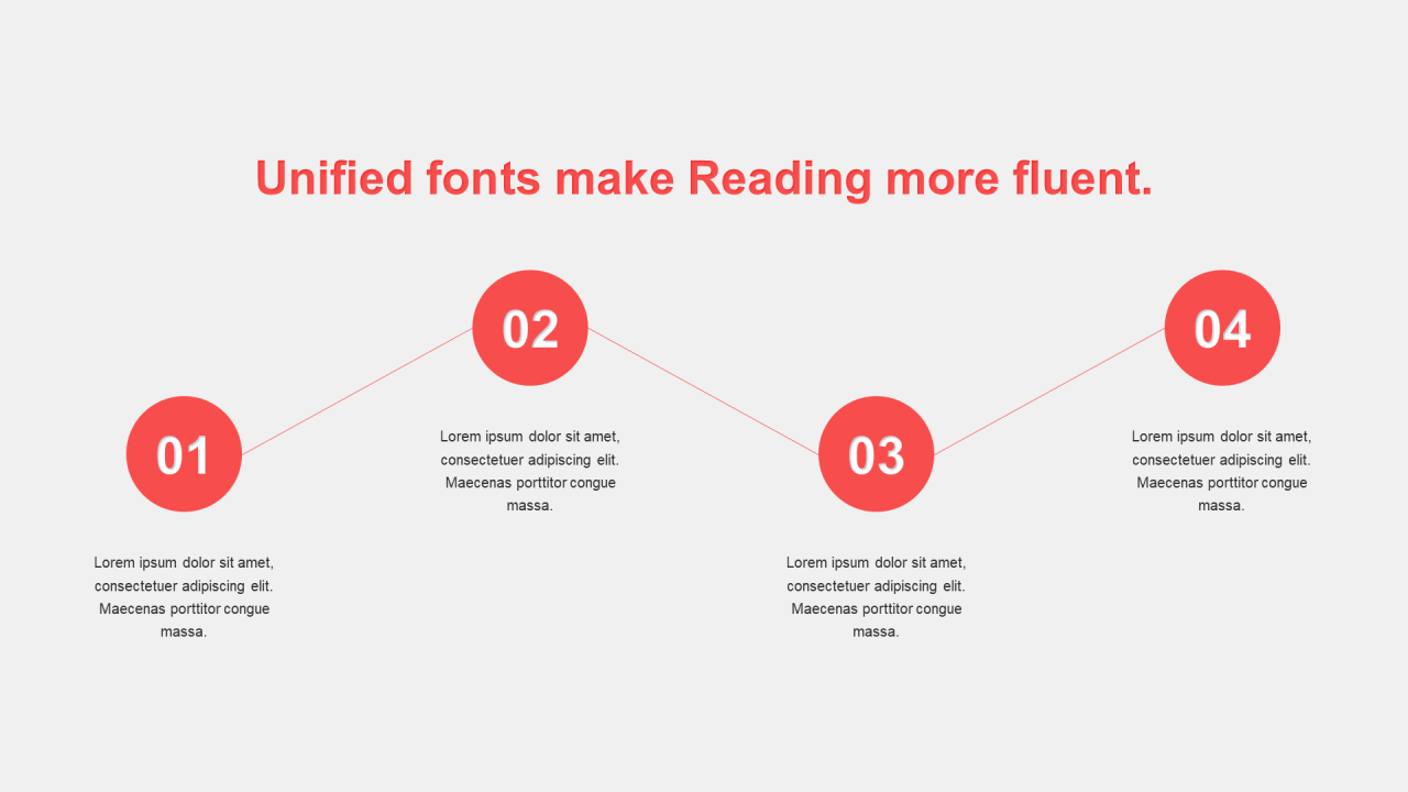 单色阴影3项PPT流程