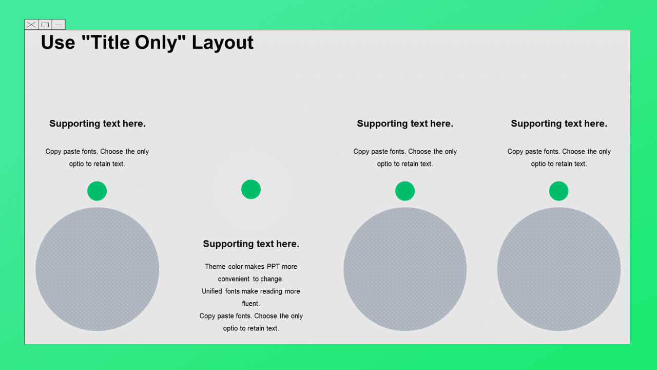 灰色简约品牌营销绿色PPT案例