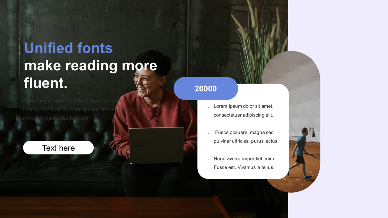 蓝色简约扁平培训PPT案例