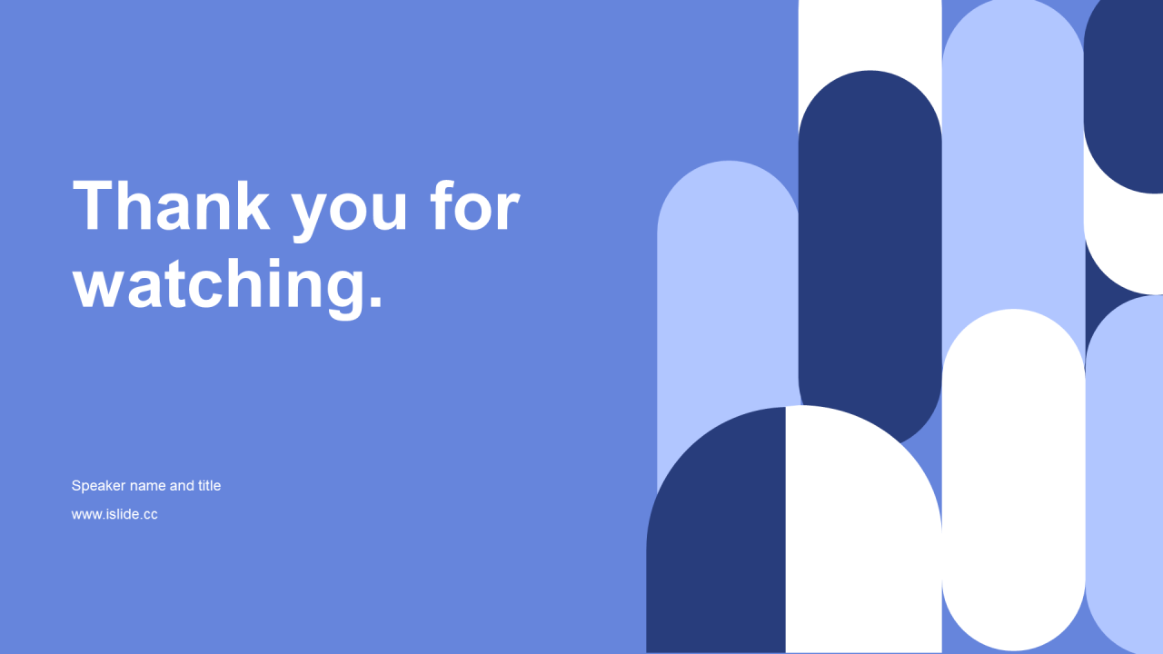 蓝色简约扁平培训PPT案例