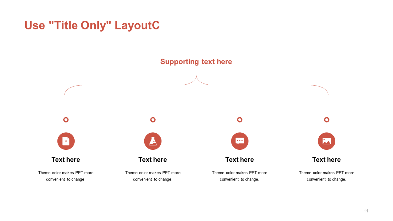 橙色简约工作总结PPT主题