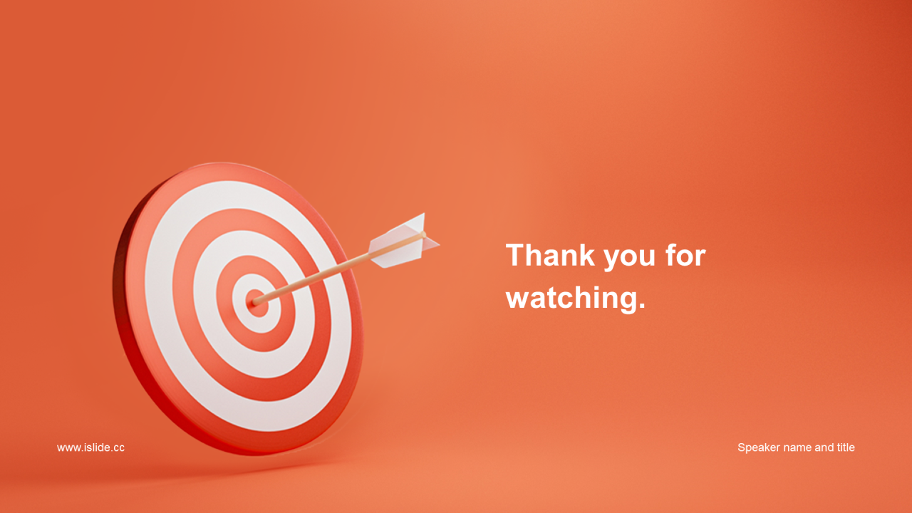 橙色简约工作总结PPT主题