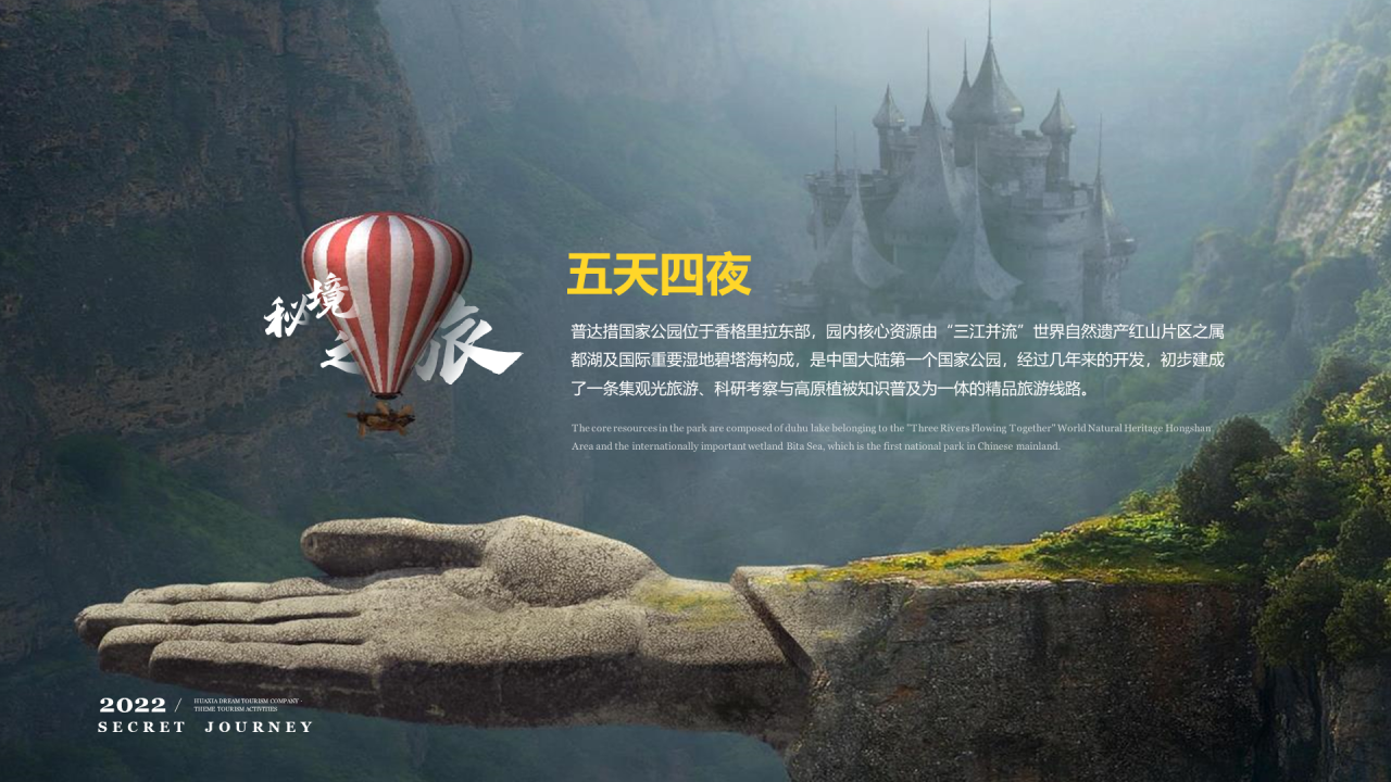 创意平滑动画旅游主题PPT