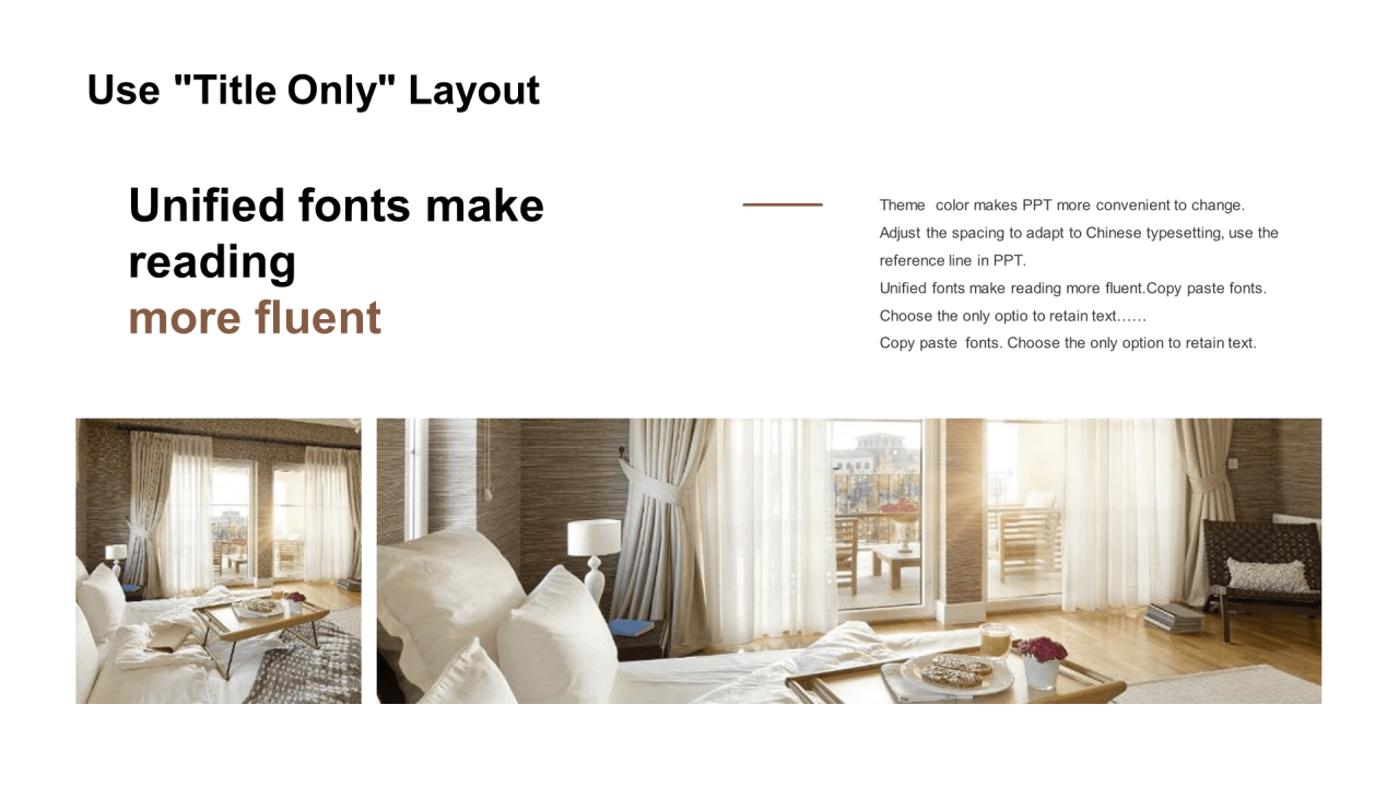 浅色简约风家居建材PPT模板