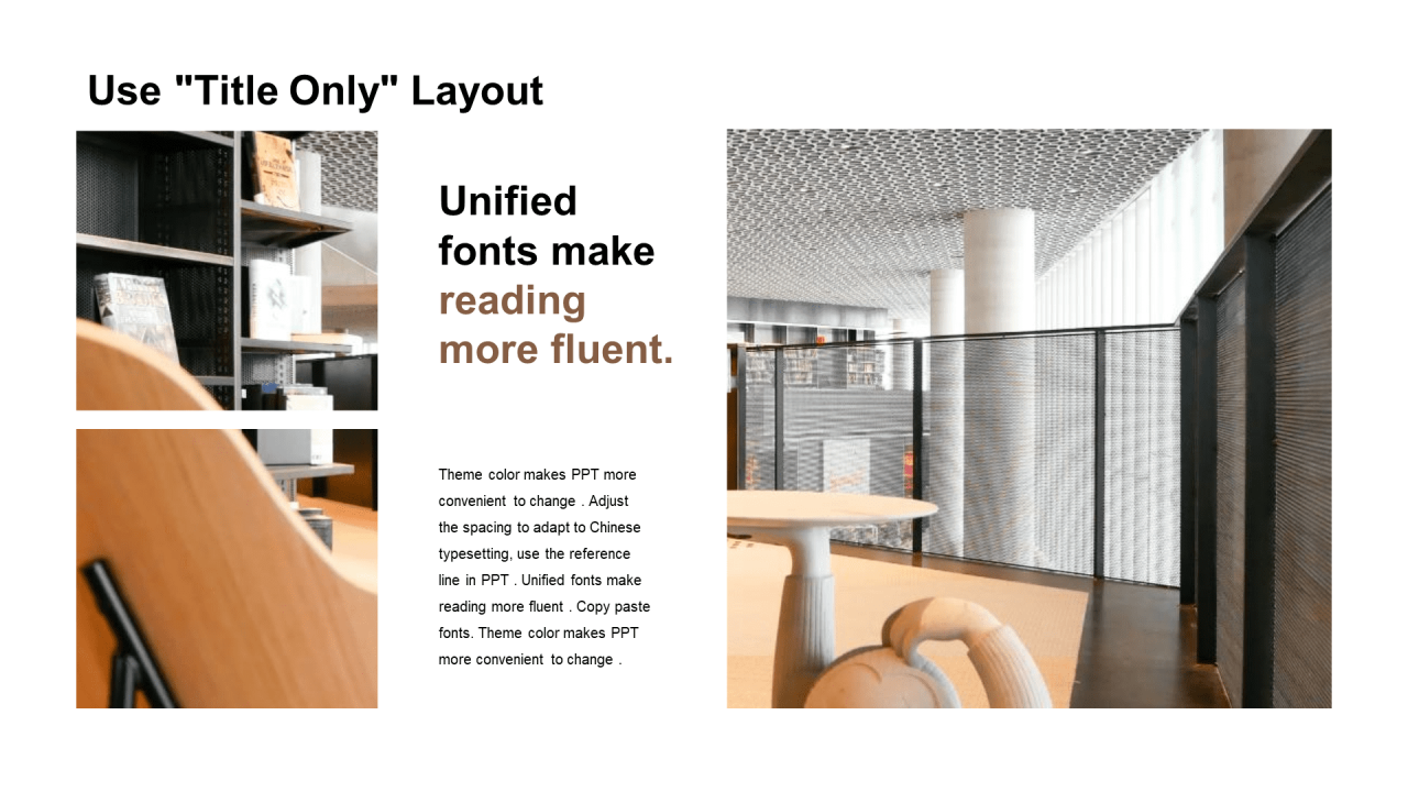 浅色简约风家居建材PPT模板