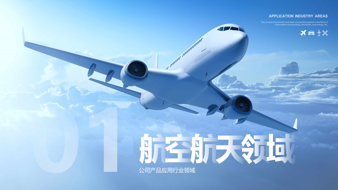 蓝色创意公司产品应用行业领域报告