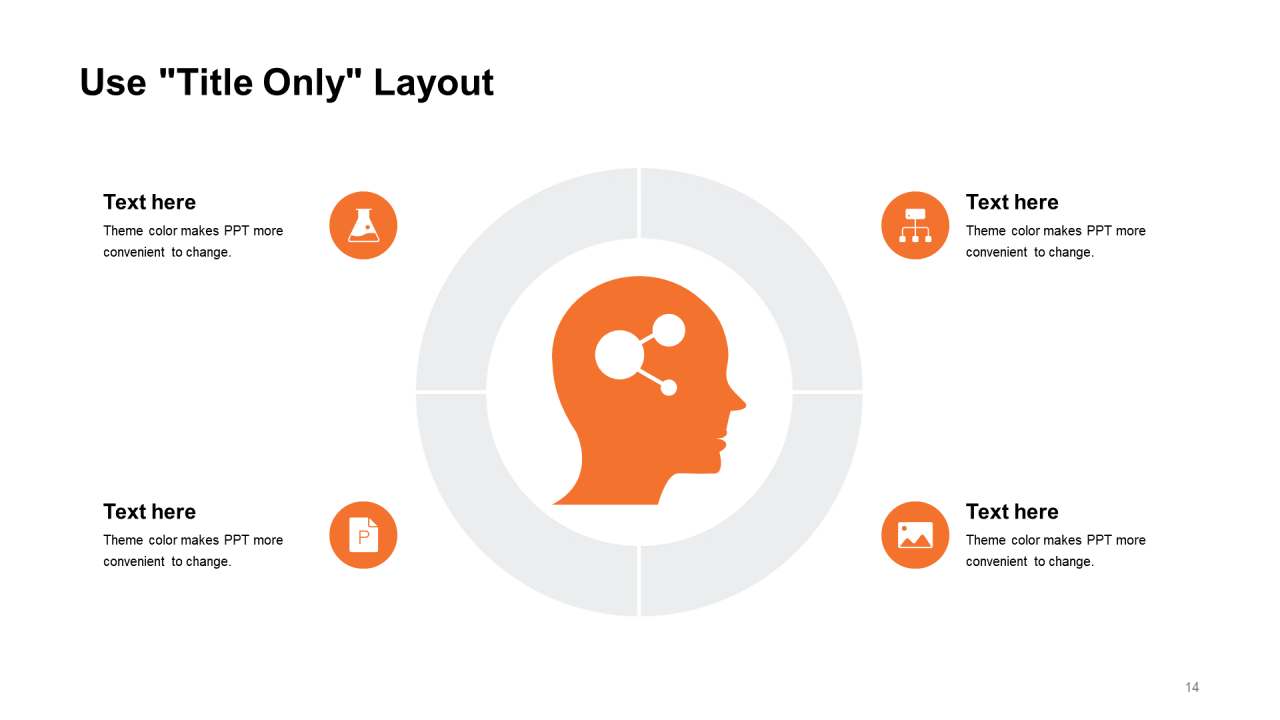 橙色插画物流工作总结PPT模板