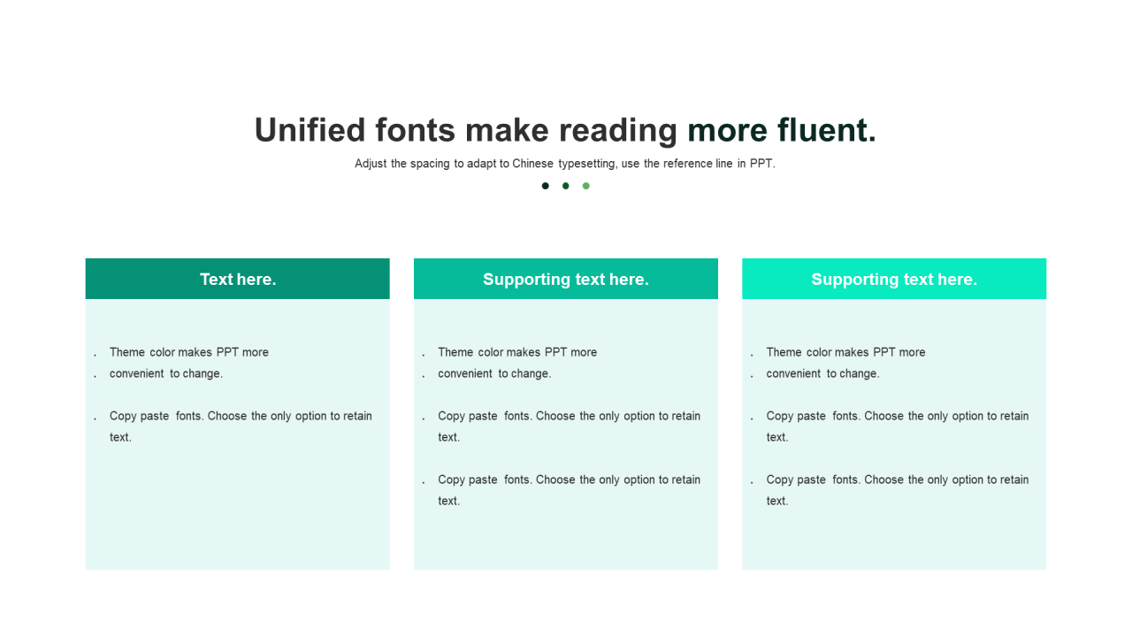 绿色简约植物工作总结PPT案例