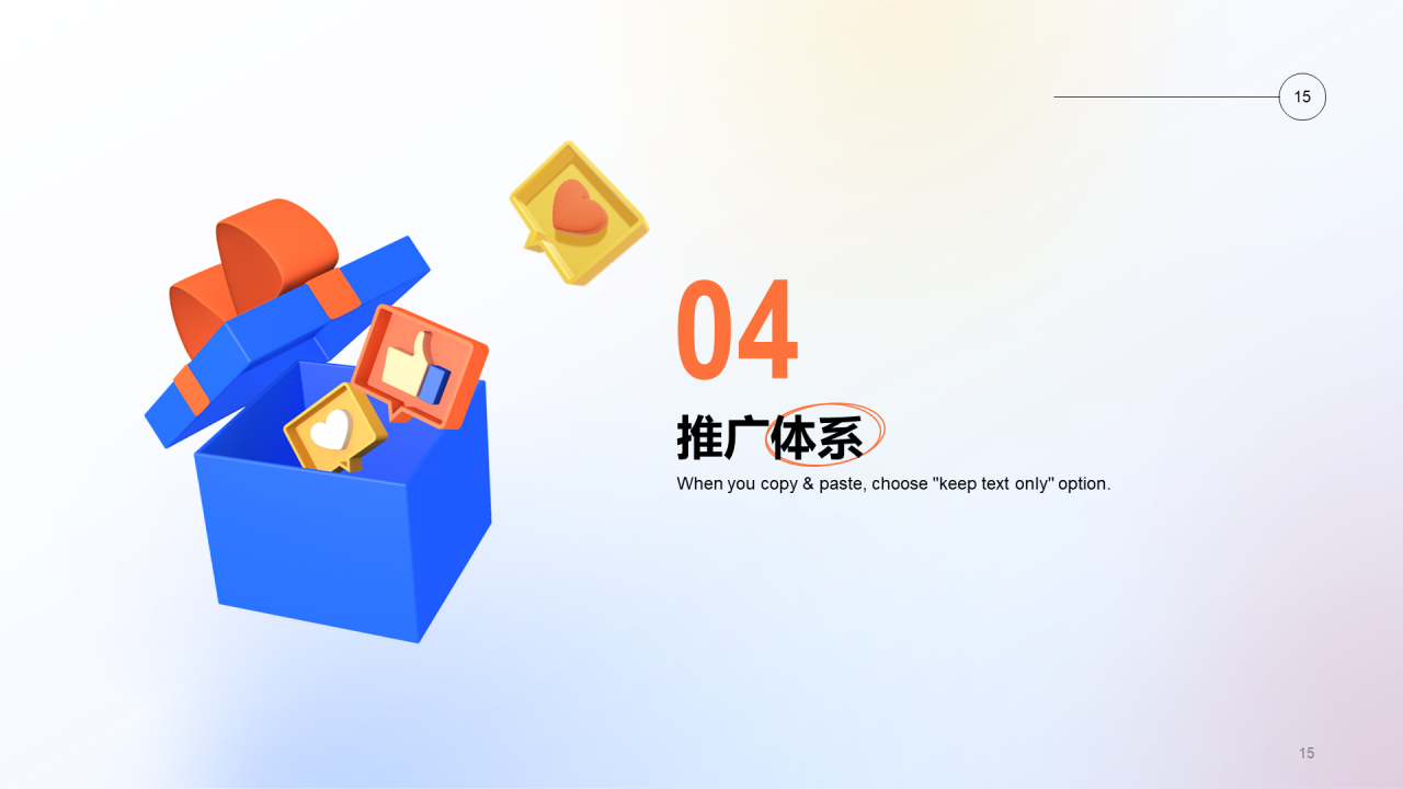 白色3D创意电商运营工作汇报PPT模板