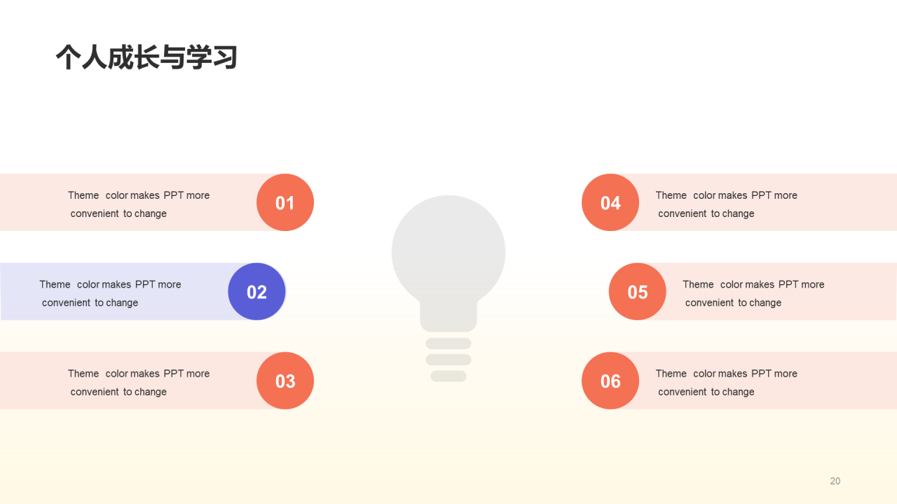 黄色创意竞聘述职通用PPT模板