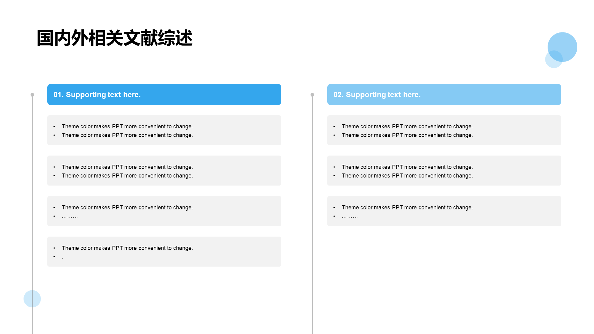 蓝色商务生物医疗毕业答辩PPT模板