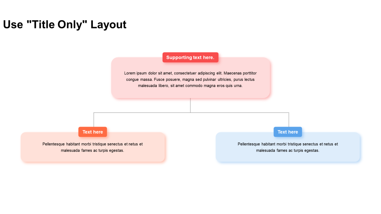 多色阴影3项PPT层次