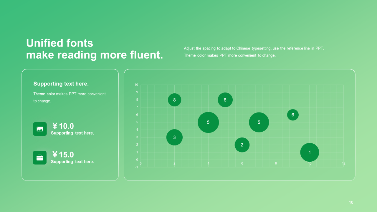 绿色创意互联网IT年中工作总结PPT模板