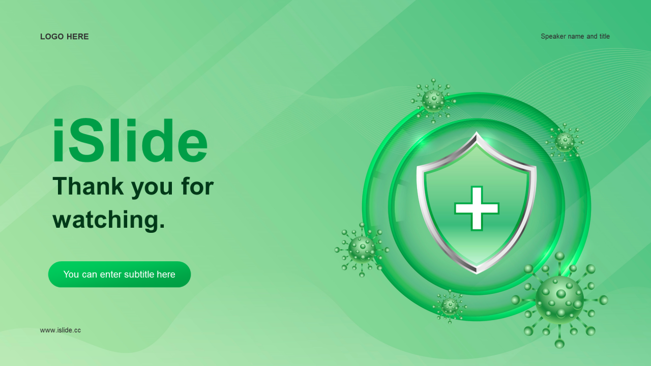 绿色创意互联网IT年中工作总结PPT模板