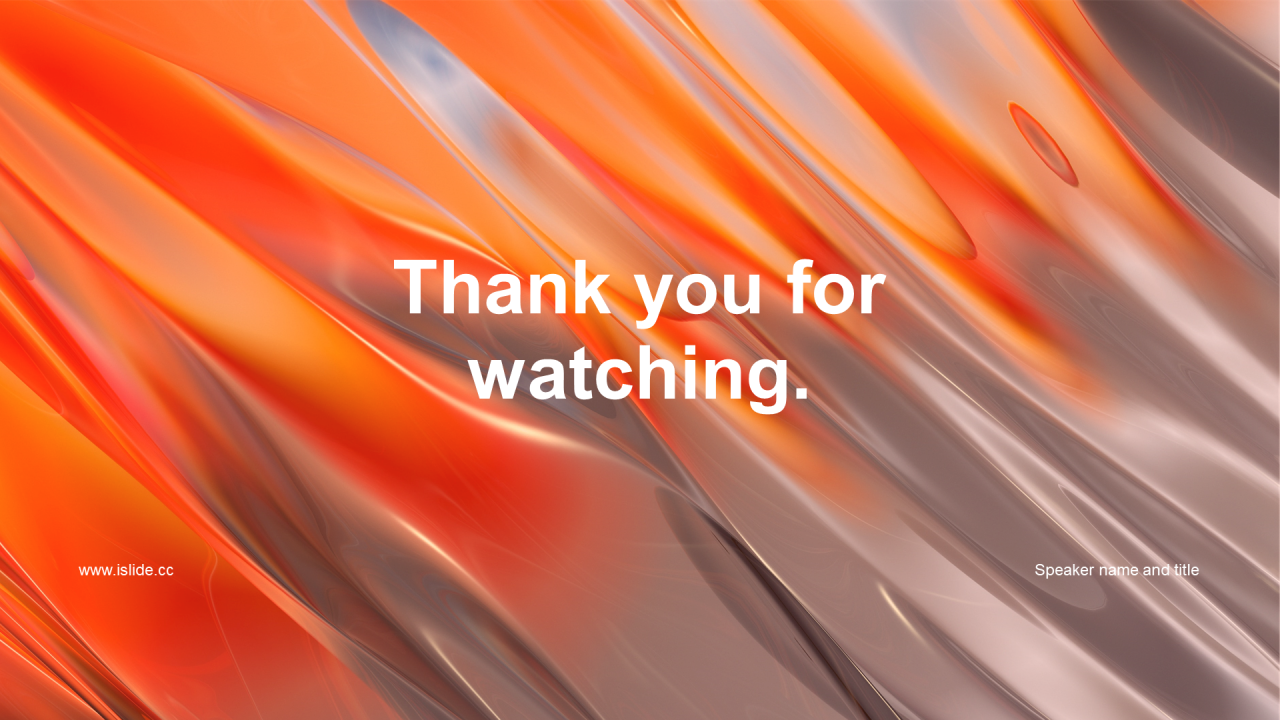 橙色商务商业计划书PPT模板