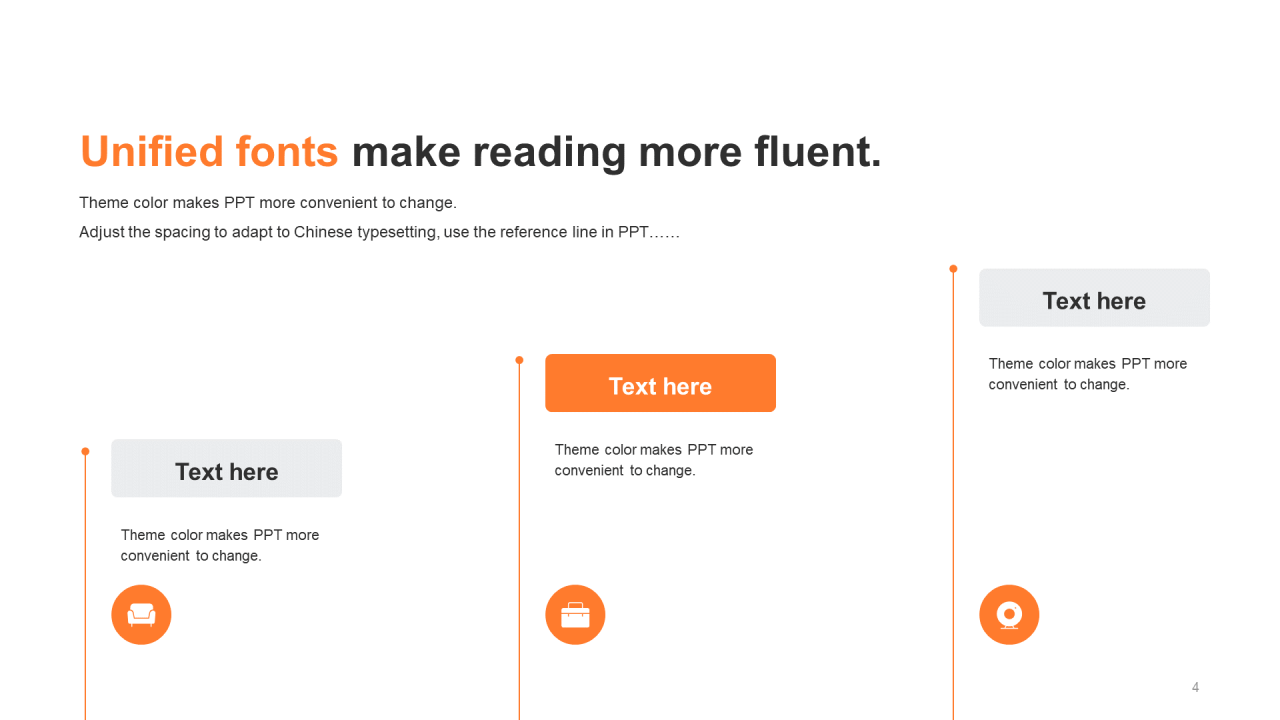 橙色商务商业计划书PPT模板