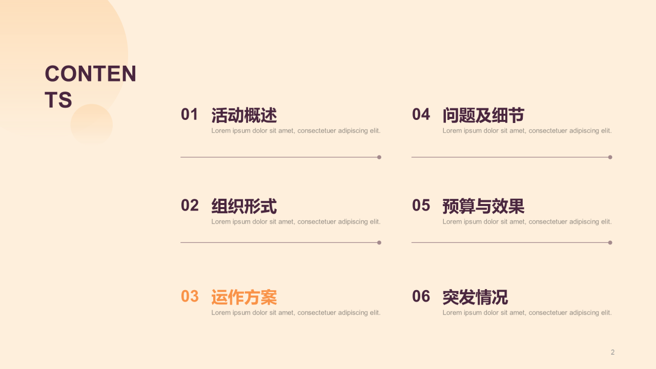 橙色插画教育培训课件PPT案例