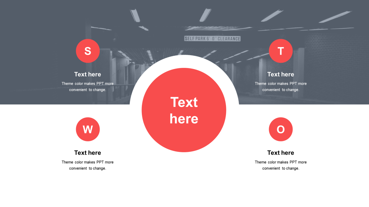 单色扁平4项循环