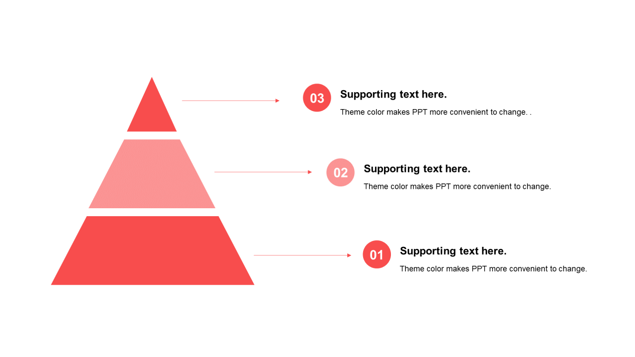单色扁平3项棱锥