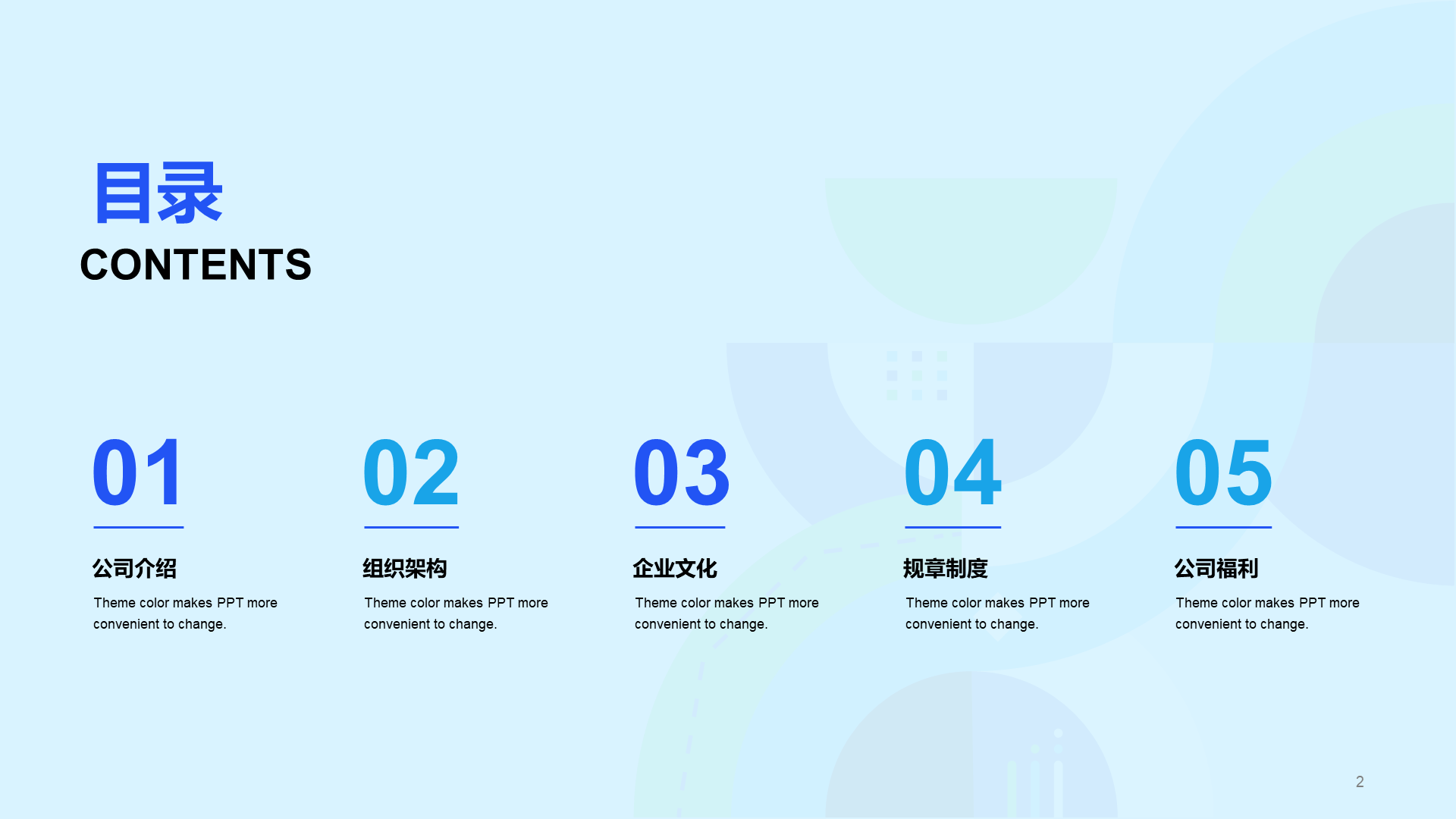 蓝色简约扁平IT互联网培训课件