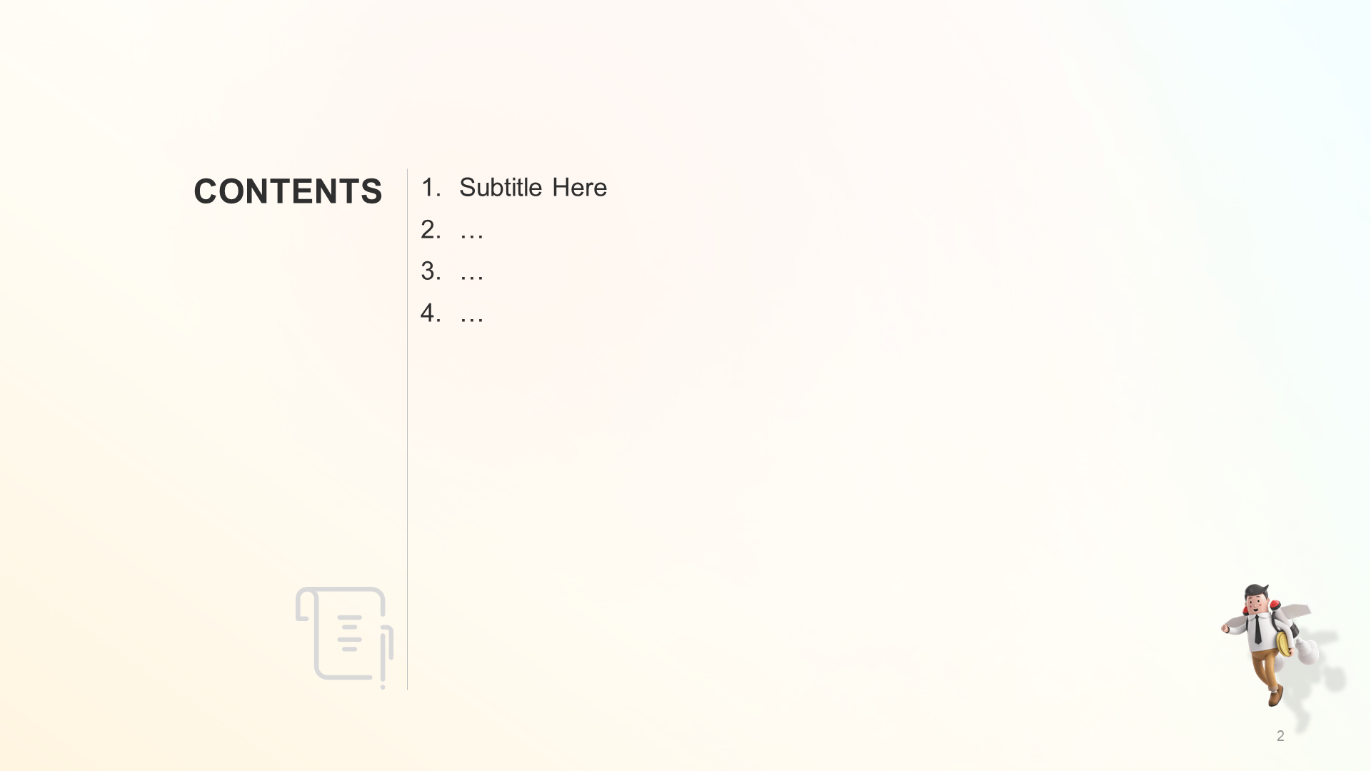 Creative and cool financial business PPT theme