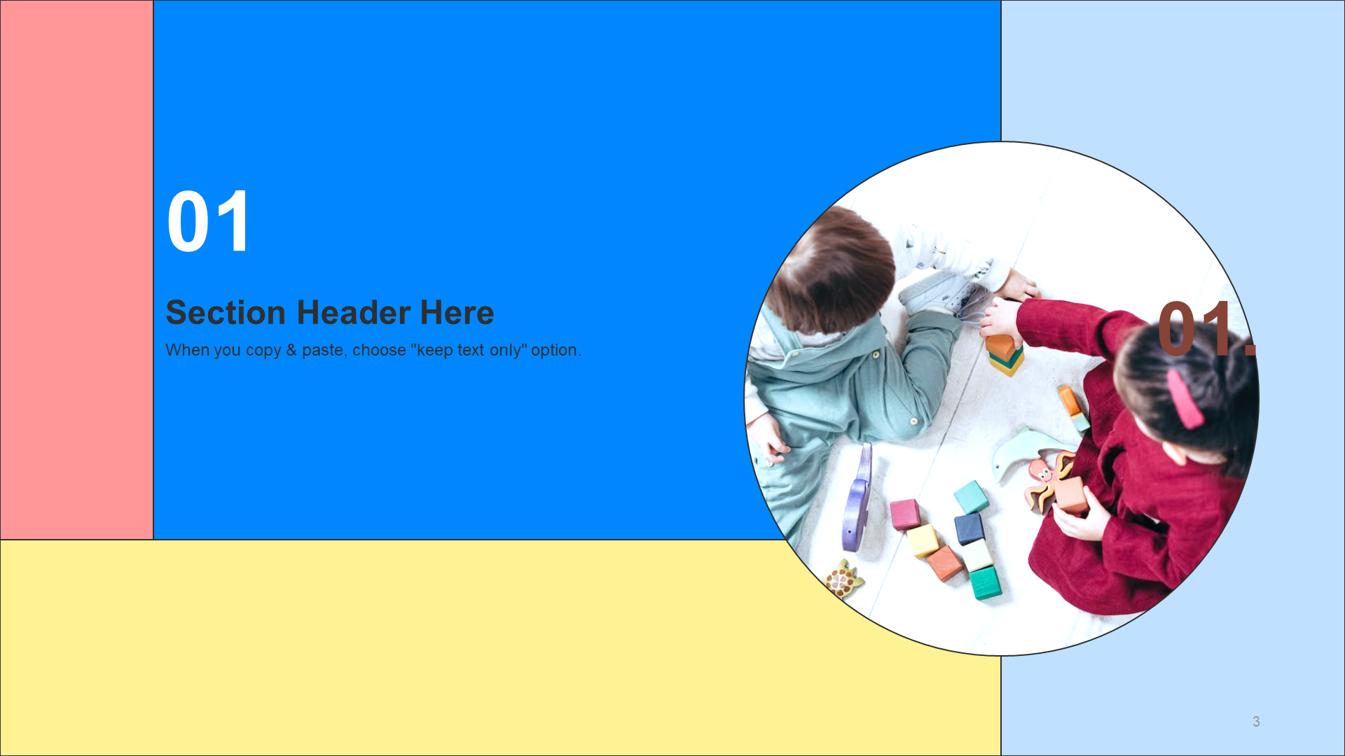 Blue business modern education and training PPT theme