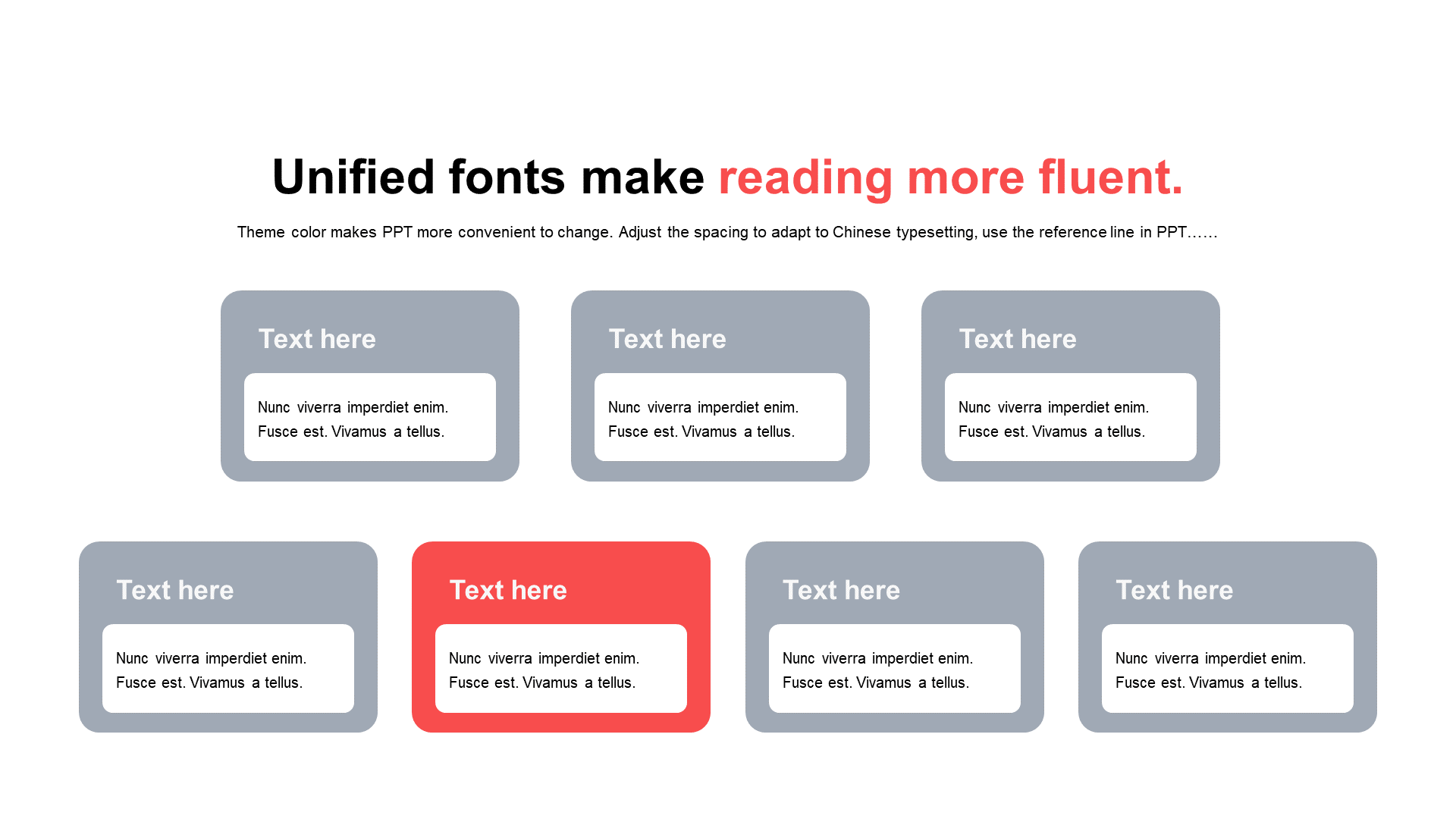 Monochrome flat 3 - item PPT list