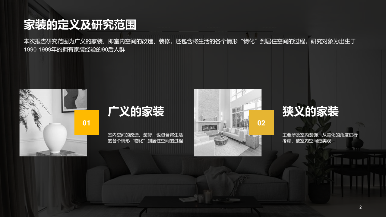 黑色商务2022年中国家装人群洞察报告