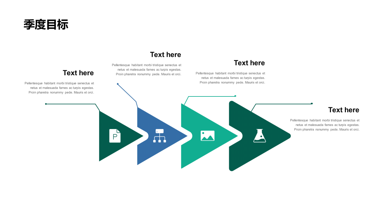 绿色现代商务化工行业工作总结PPT模板