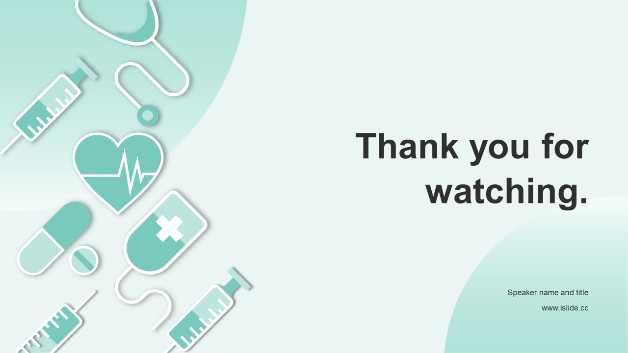 绿色现代生物医疗工作总结PPT案例