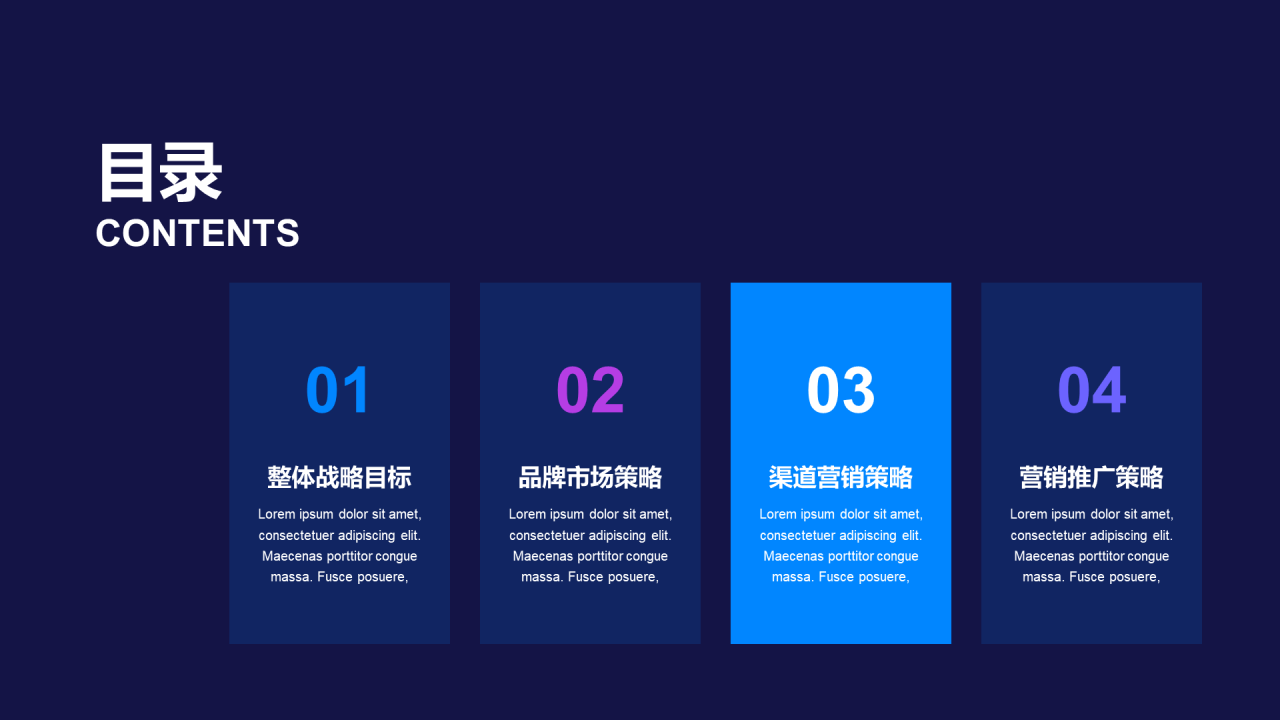 蓝色商务现代生物医疗市场营销PPT案例