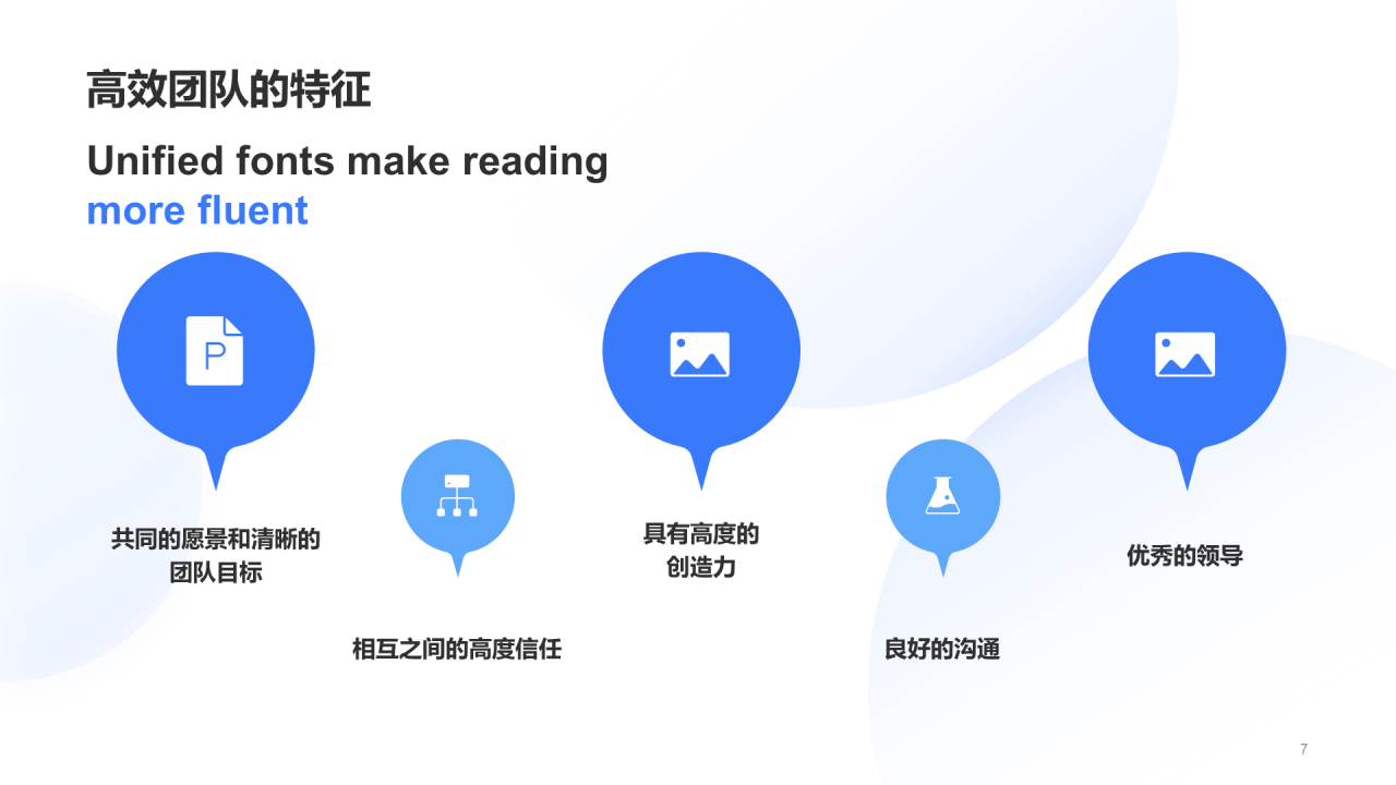 蓝色简约团队建设管理培训案例