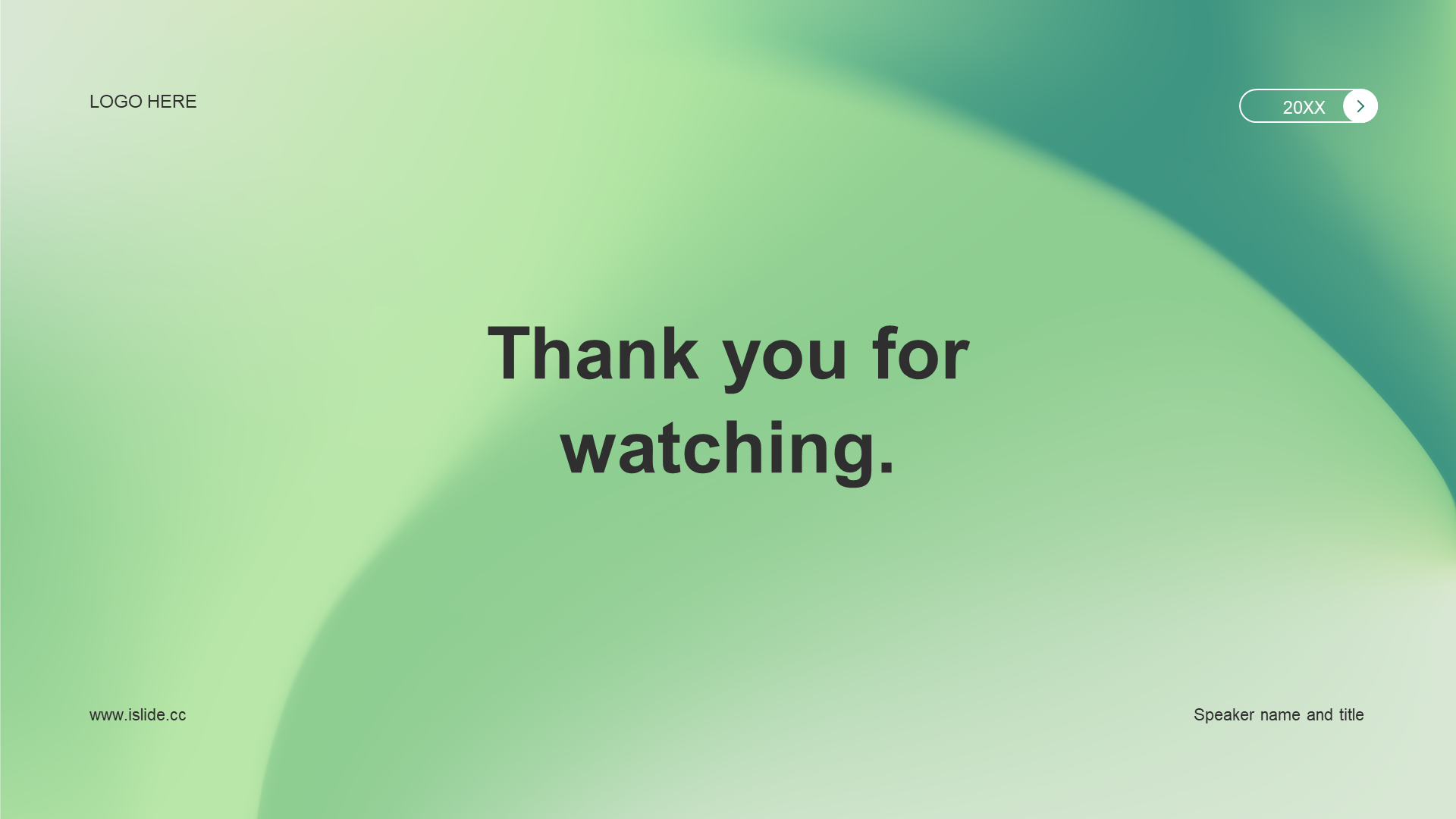 Green simple IT Internet work summary PPT