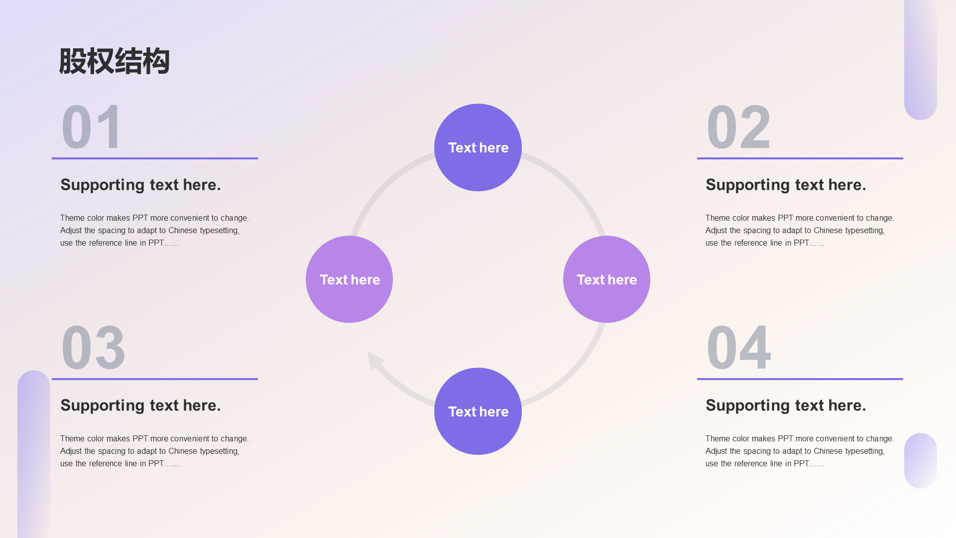 Purple Business modern transportation business plan PPT