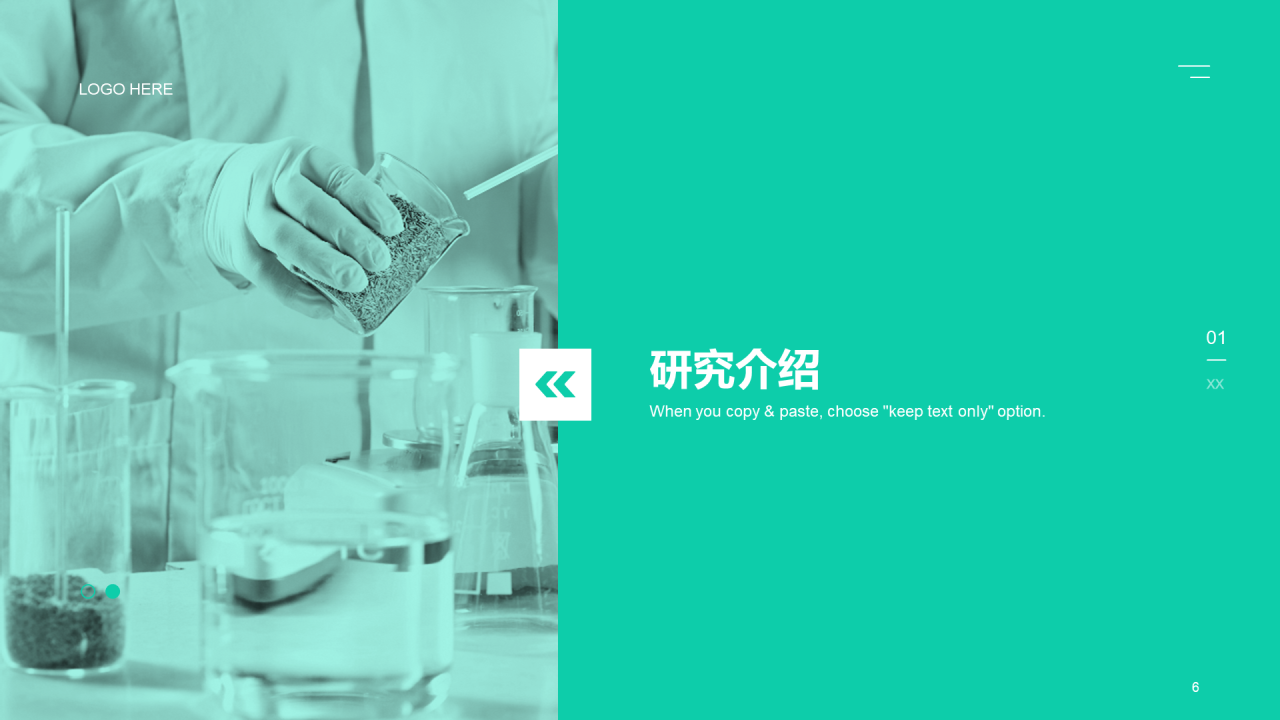 绿色商务现代分子生物学研究报告PPT