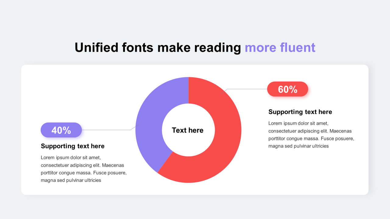 多色阴影PPT环形图