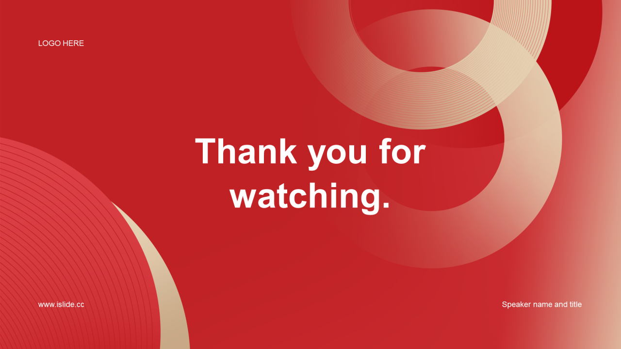 红色插画教育培训企业年会年终发布会