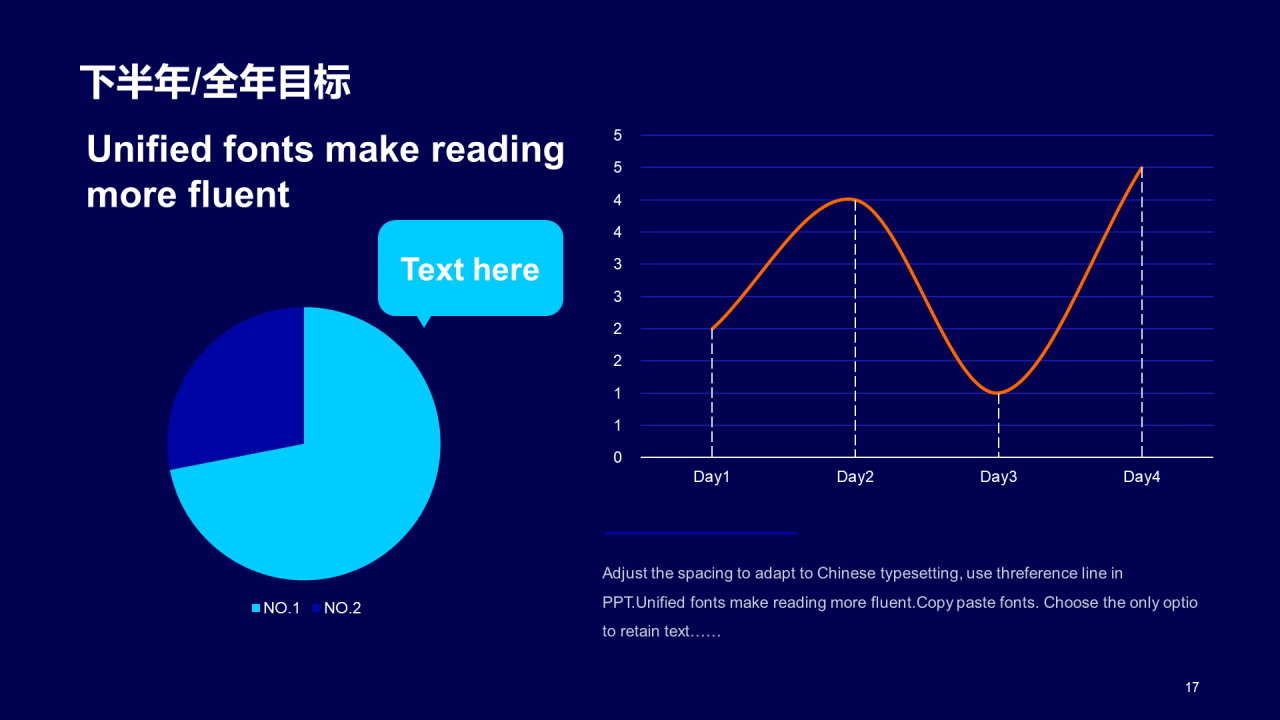 蓝色简约IT互联网企业年会工作总结