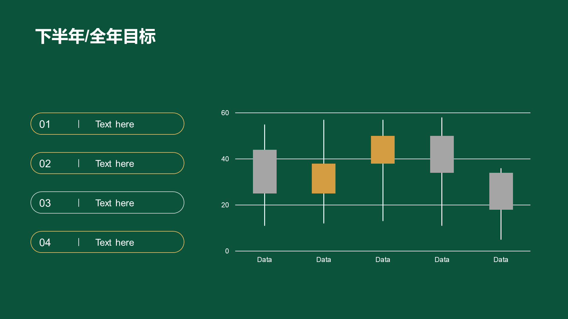绿色简约圣诞节工作总结通用PPT