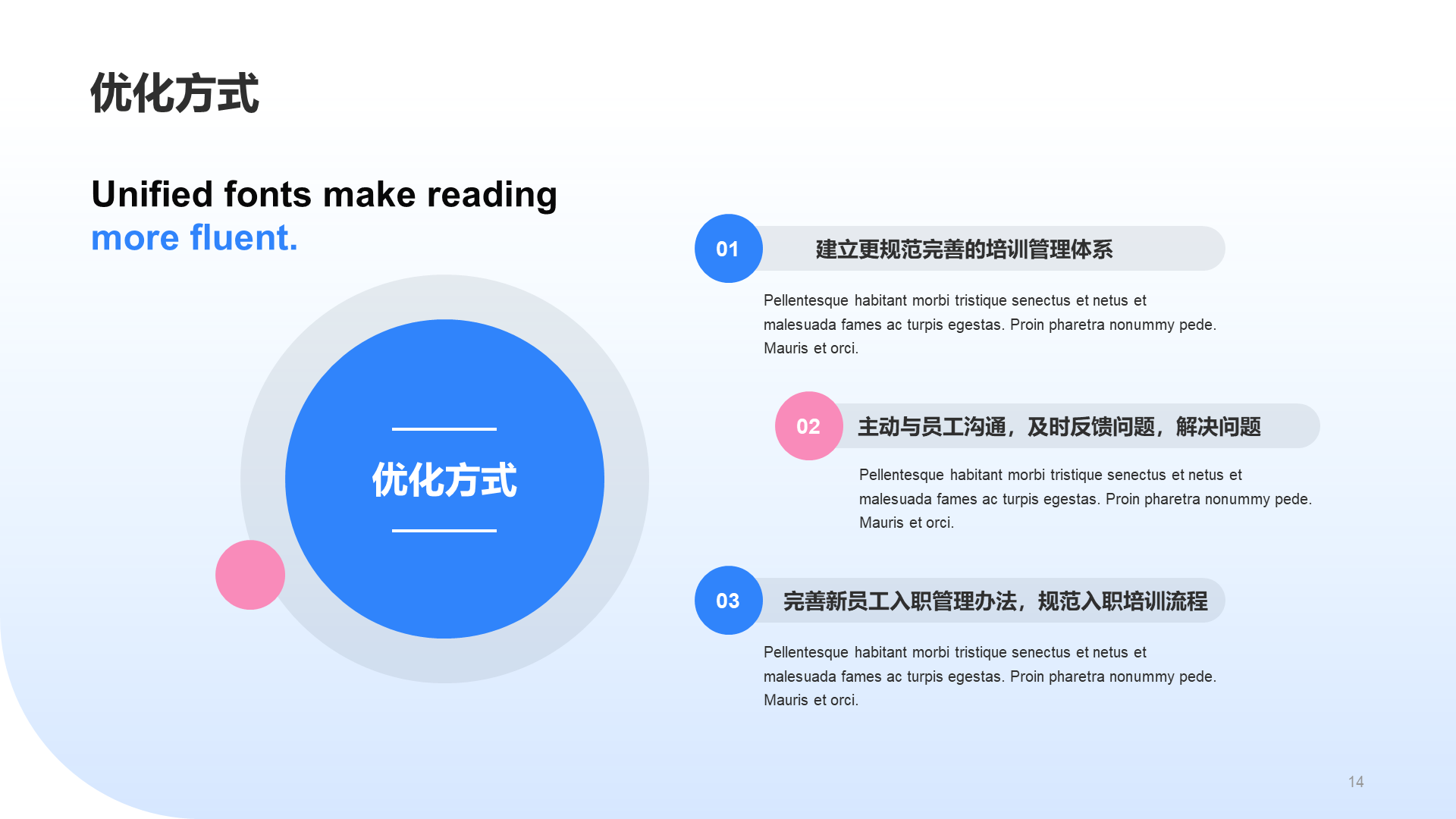 Blue creative cool 3D HR mid-year summary PPT